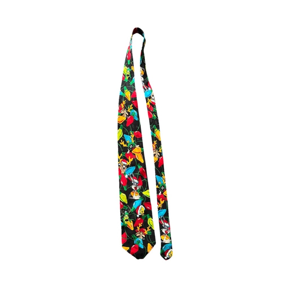 Warner Bros. VTG Looney Tunes Mania Men’s Silk Tie 1994